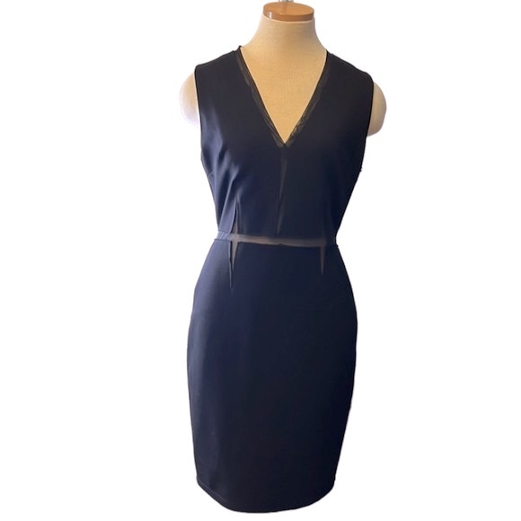 Anthropologie Bailey 44 Cut Out Sheath Mini Dress, Black, Medium - Picture 3 of 13